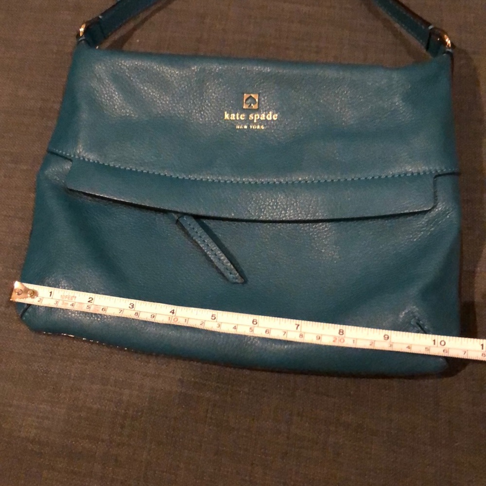 Kate spade beautiful Green/Blue leather bag.